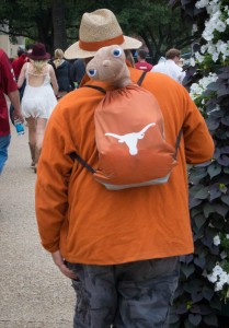 Those Texas fans are an odd bunch.