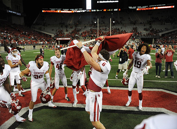 Mayfield's flag planting not good look, but may be good sign – Soonerguys